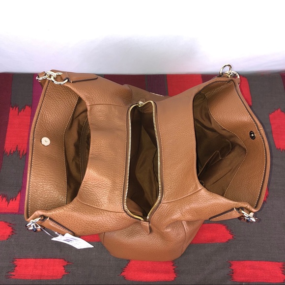 Coach Tan Pebbled Leather Phoebe Bag - Picture 8 of 16